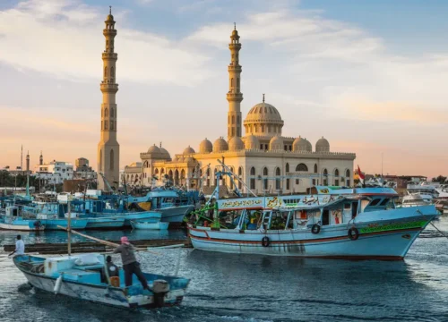 Hurghada bei Nacht - Private Stadtrundfahrt