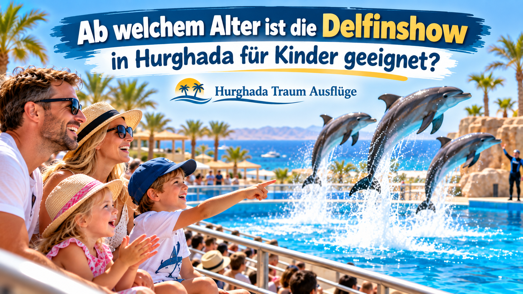 Ab welchem Alter ist die Delfinshow in Hurghada für Kinder geeignet
