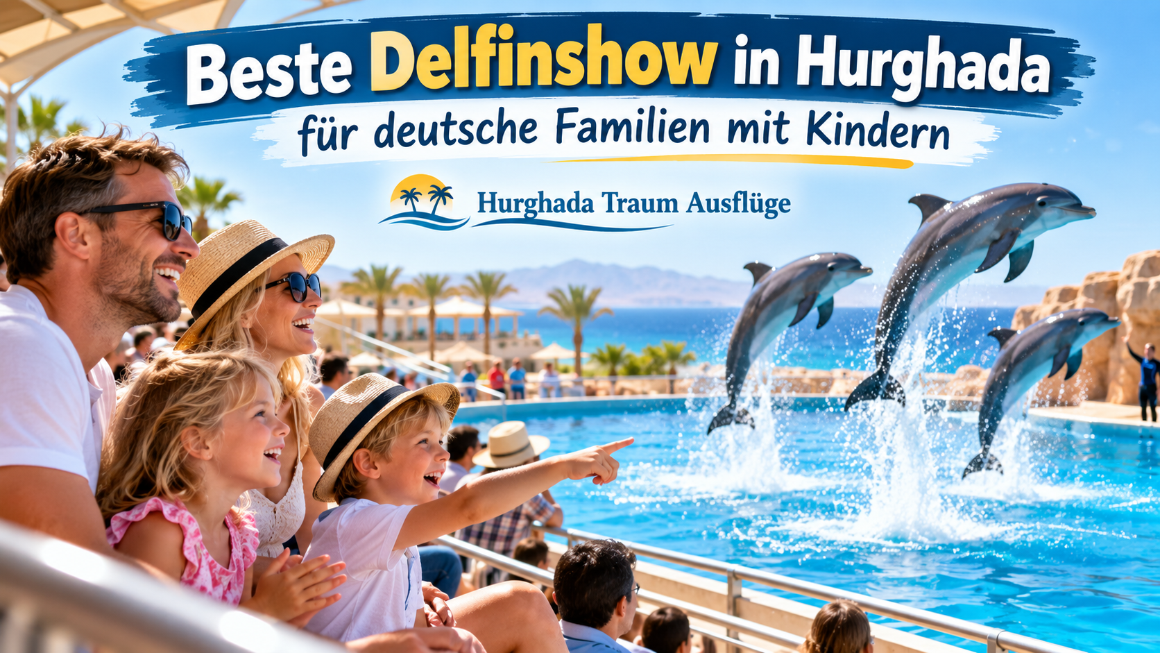 Beste Delfinshow in Hurghada für deutsche Familien mit Kindern