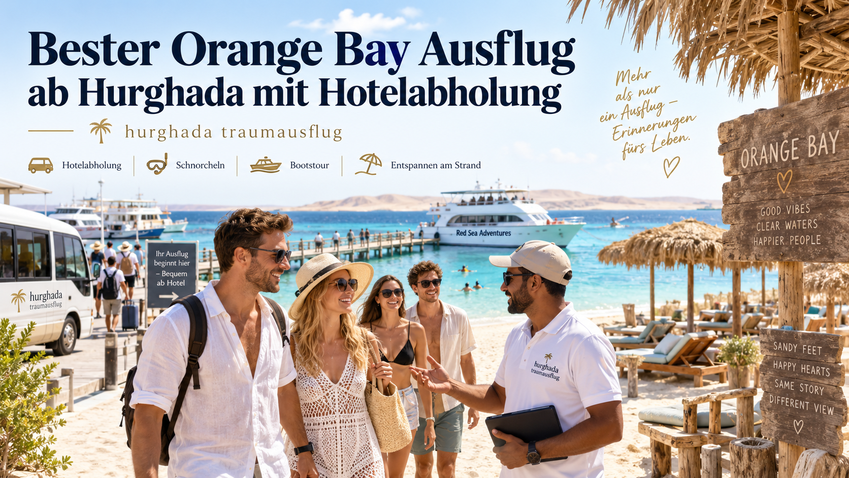 Bester Orange Bay Ausflug ab Hurghada mit Hotelabholung