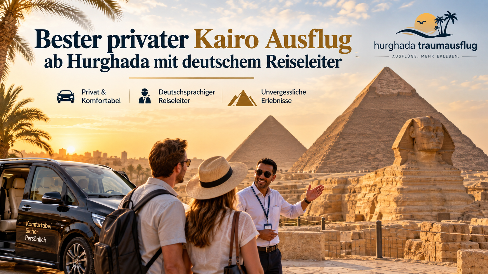 Bester privater Kairo Ausflug ab Hurghada mit deutschem Reiseleiter
