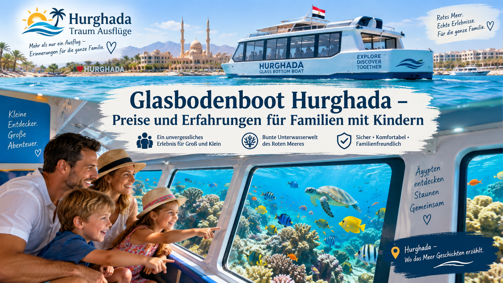 Glasbodenboot Hurghada Preise und Erfahrungen für Familien mit Kindern