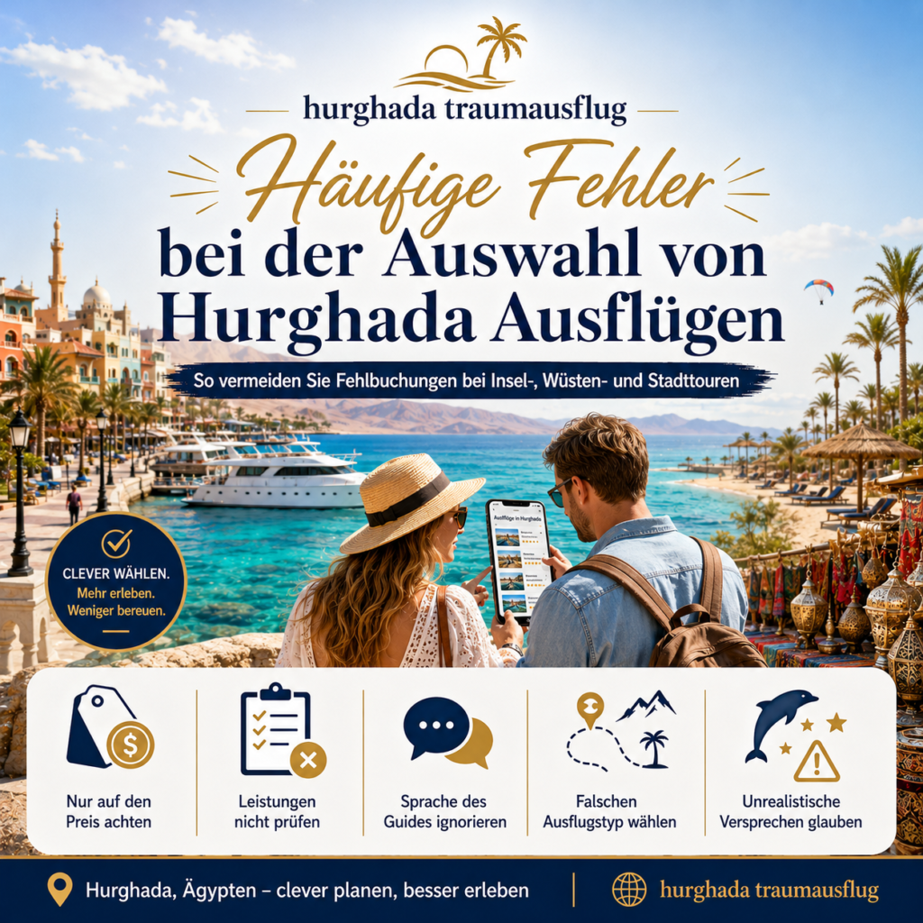 Häufige Fehler bei der Auswahl von Hurghada Ausflügen