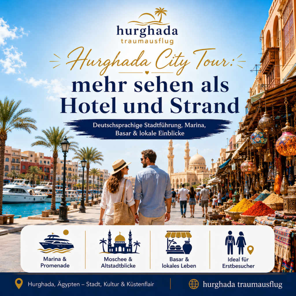 Hurghada City Tour mehr sehen als Hotel und Strand