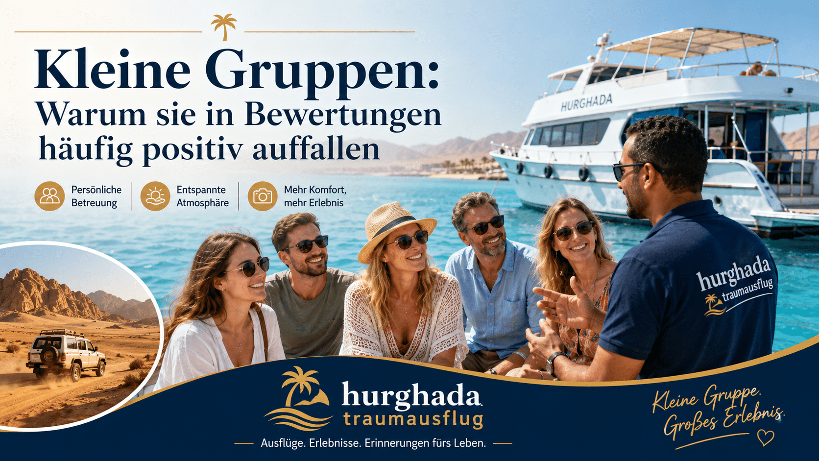 Kleine Gruppen Warum sie in Bewertungen häufig positiv auffallen
