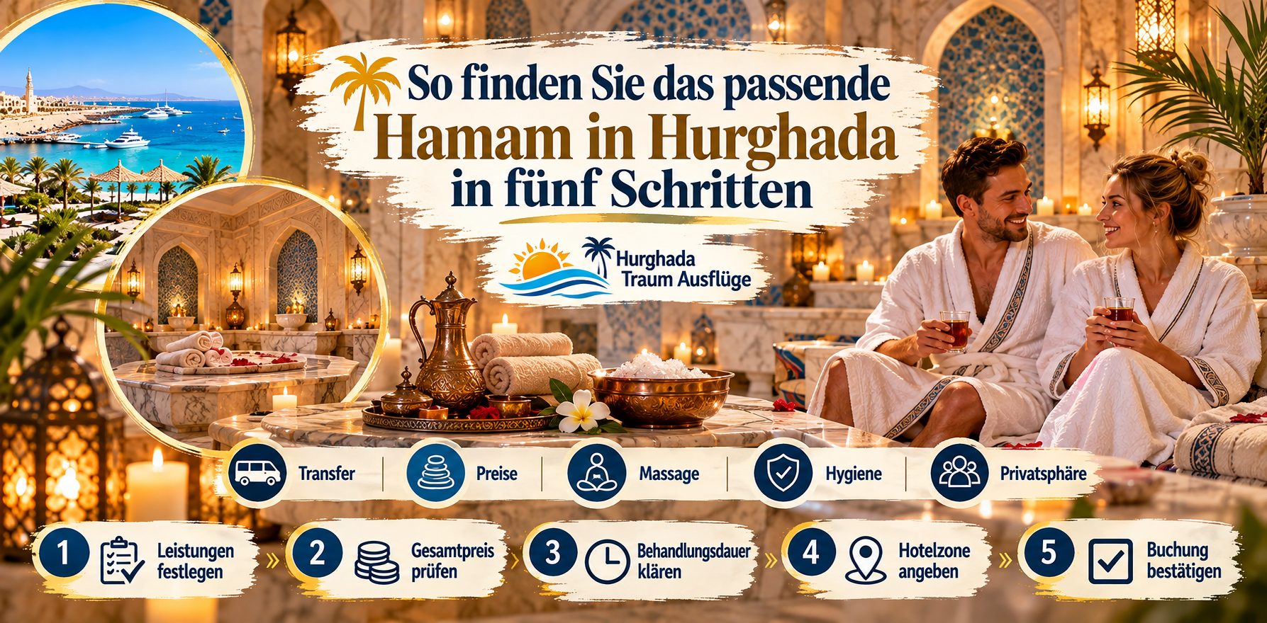 So finden Sie das passende Hamam in Hurghada in fünf Schritten