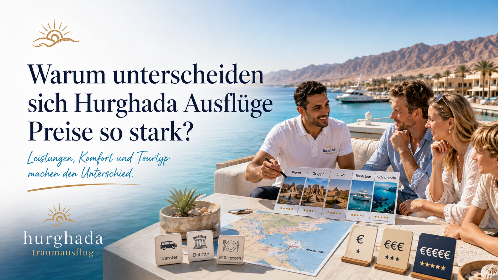 Warum unterscheiden sich Hurghada Ausfl&uuml;ge Preise so stark