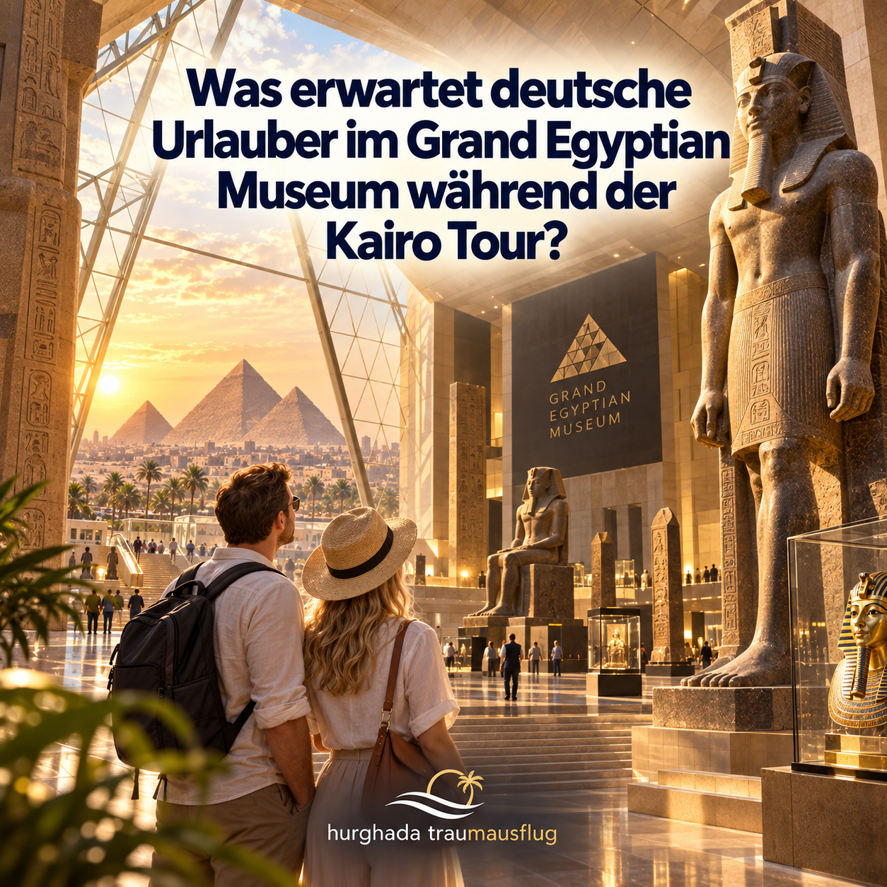 Was erwartet deutsche Urlauber im Grand Egyptian Museum während der Kairo Tour