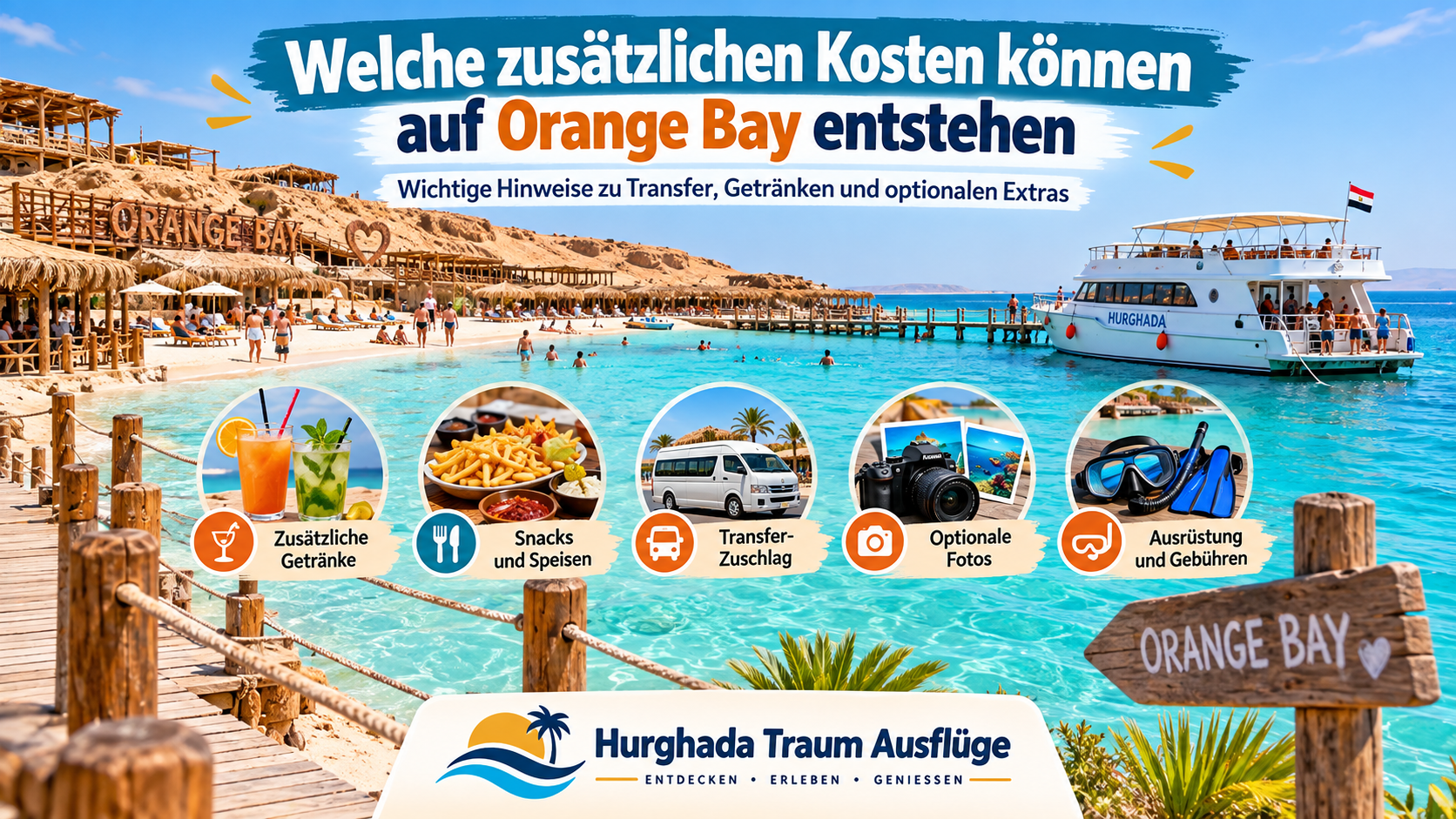 Welche zusätzlichen Kosten können auf Orange Bay entstehen