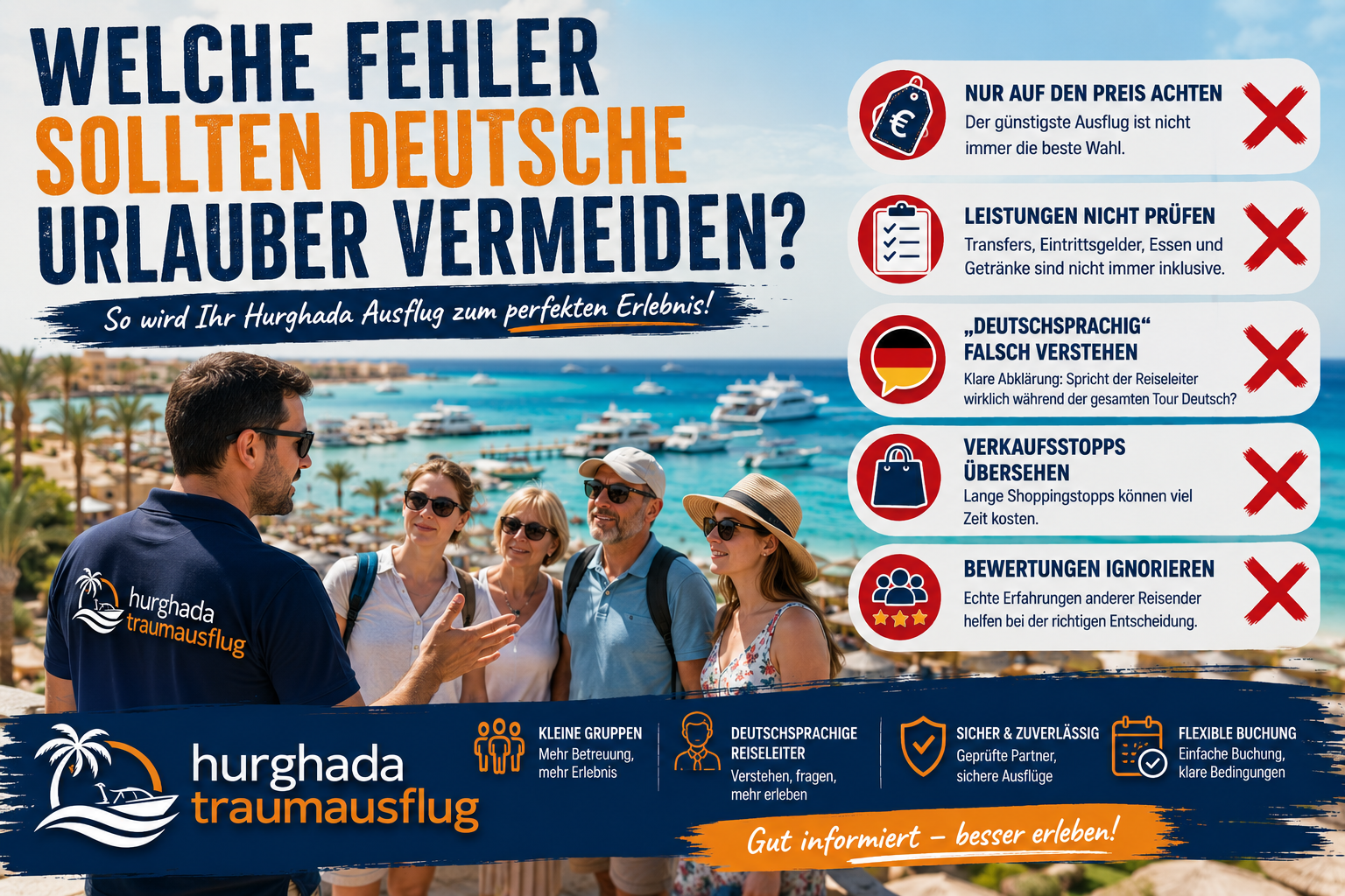 Seriöser deutscher Anbieter für Ausflüge in Hurghada