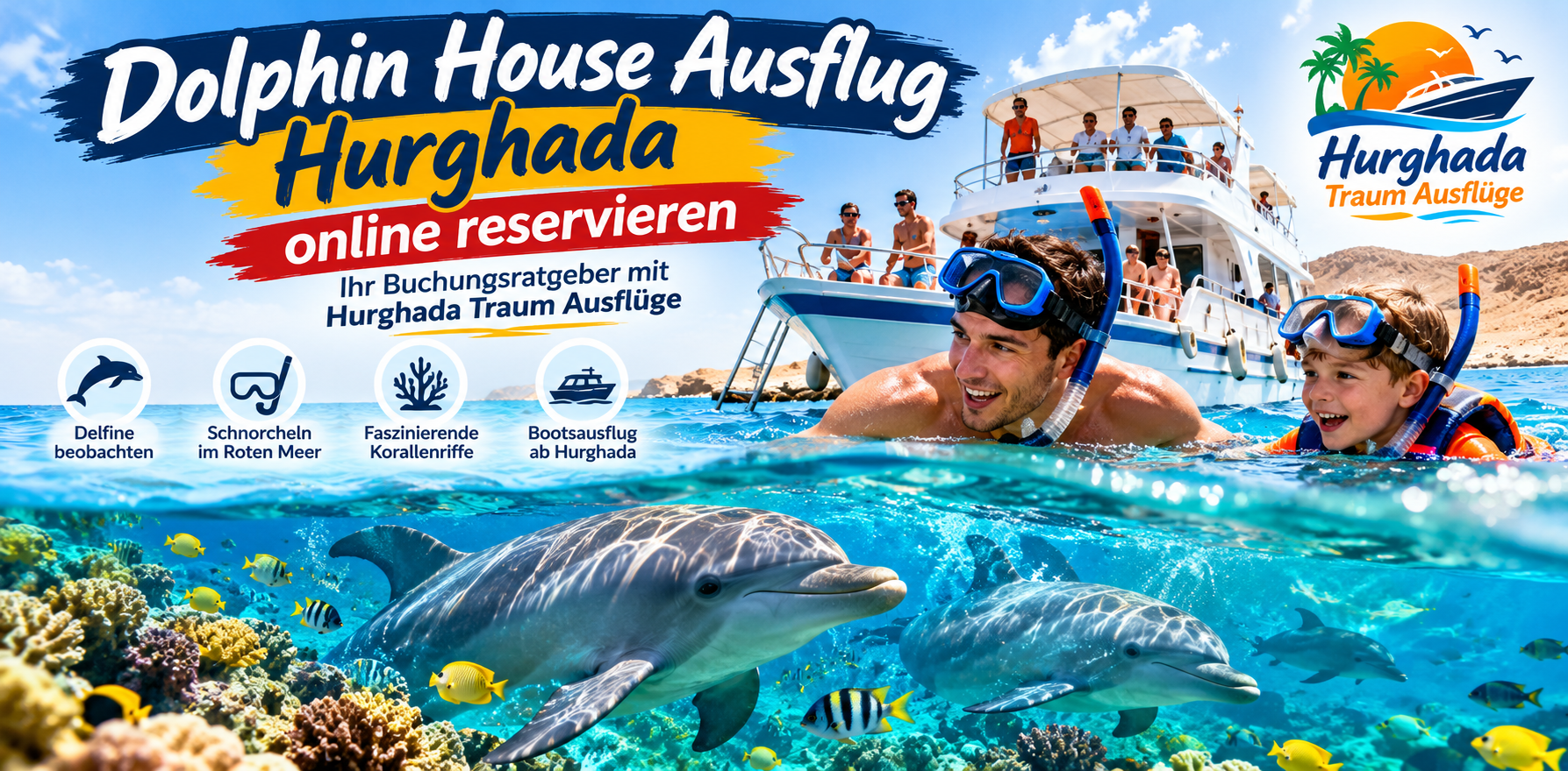 Dolphin House Ausflug Hurghada online reservieren – Ihr Buchungsratgeber mit Hurghada Traum Ausflüge