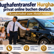 Flughafentransfer Hurghada privat online buchen deutsch – Komfortabel zum Hotel reisen