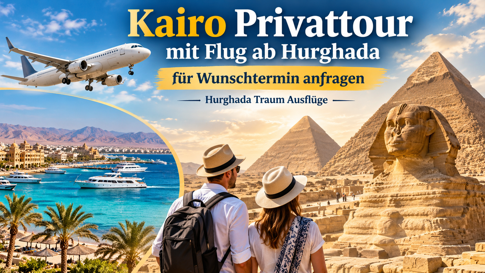 Kairo Privattour mit Flug ab Hurghada für Wunschtermin anfragen