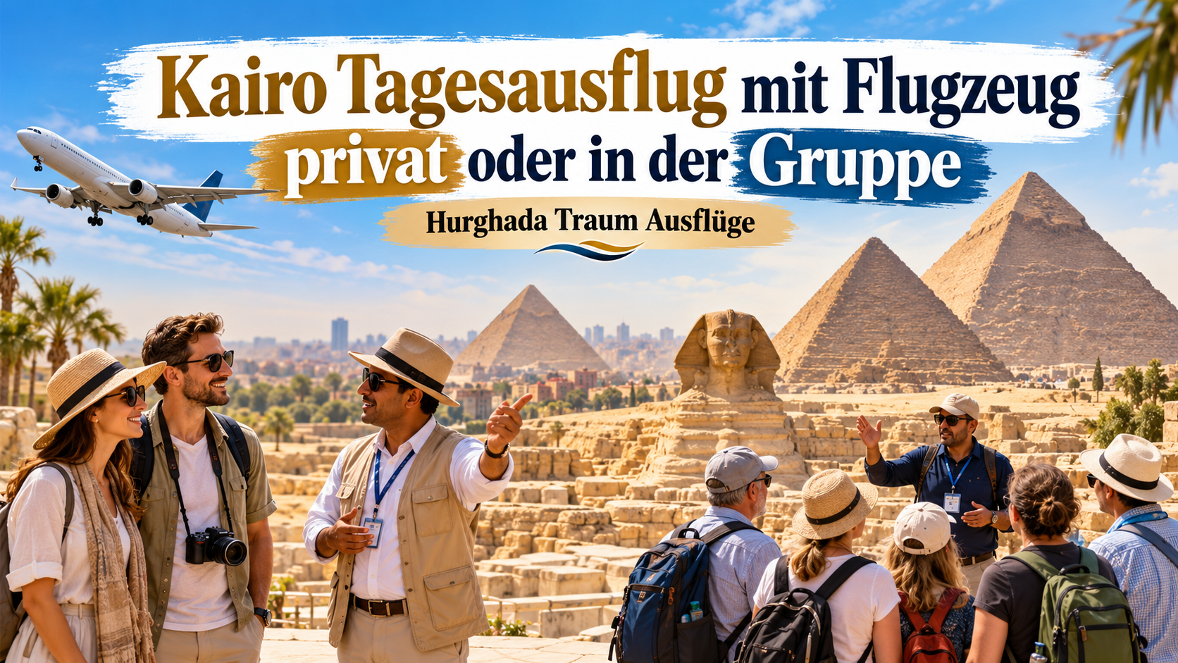 Kairo Tagesausflug mit Flugzeug privat oder in der Gruppe