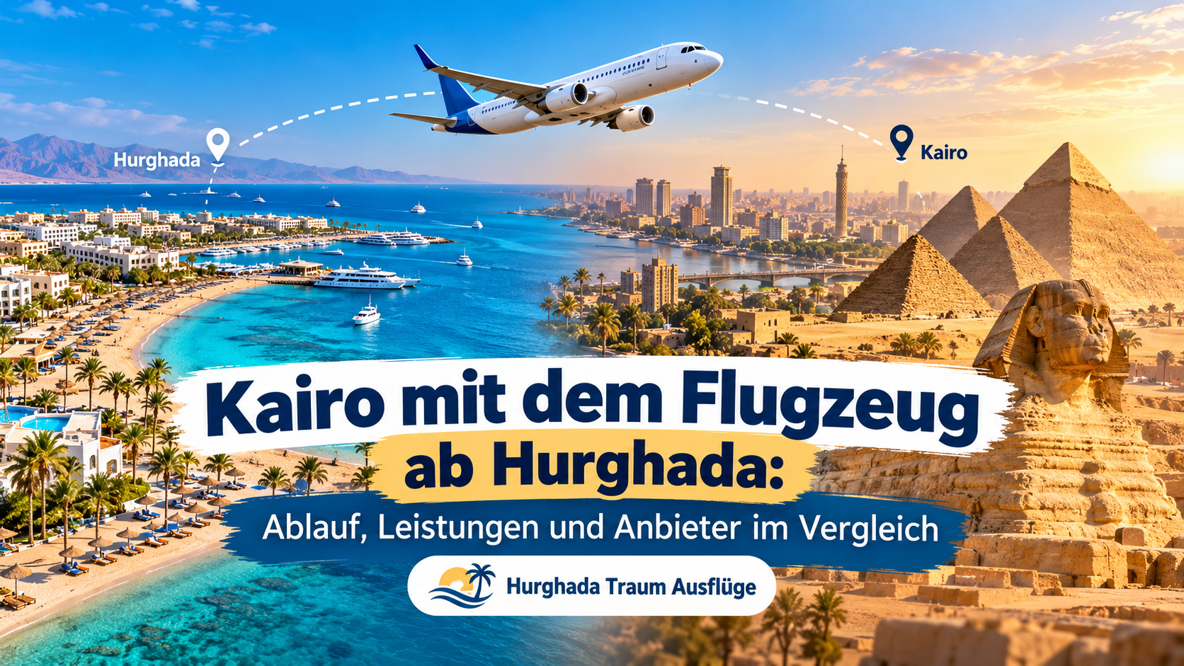 Kairo mit dem Flugzeug ab Hurghada Ablauf, Leistungen und Anbieter im Vergleich