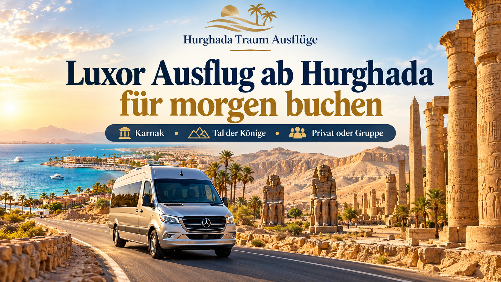 Luxor Ausflug ab Hurghada für morgen buchen