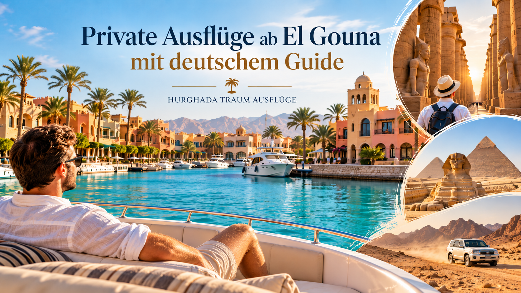 Private Ausflüge ab El Gouna mit deutschem Guide