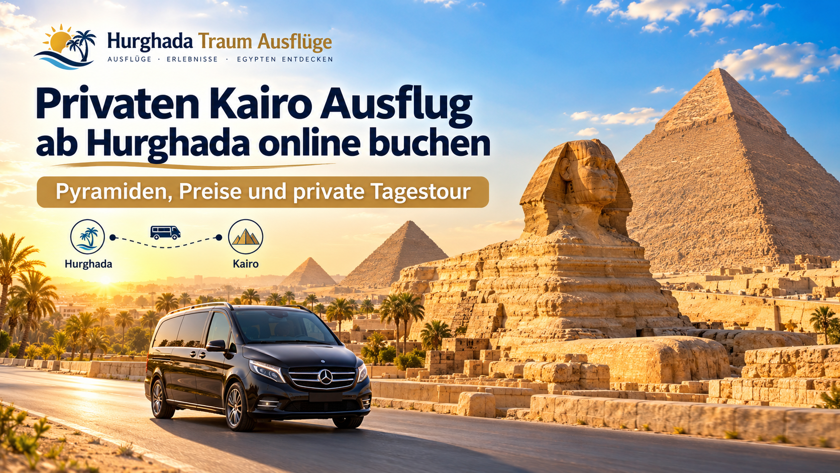 Privaten Kairo Ausflug ab Hurghada online buchen – Pyramiden, Preise und private Tagestour
