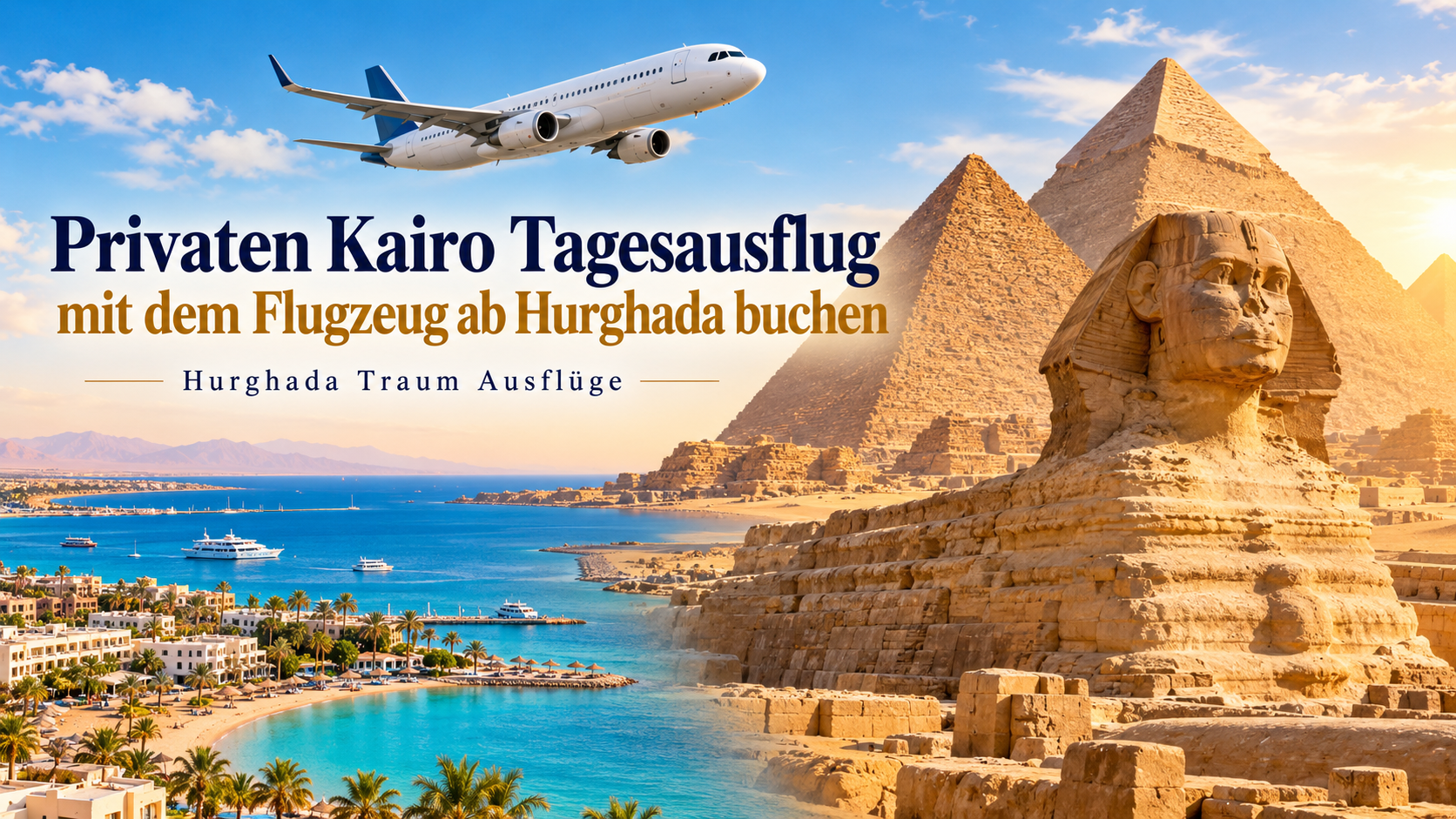 Privaten Kairo Tagesausflug mit dem Flugzeug ab Hurghada buchen