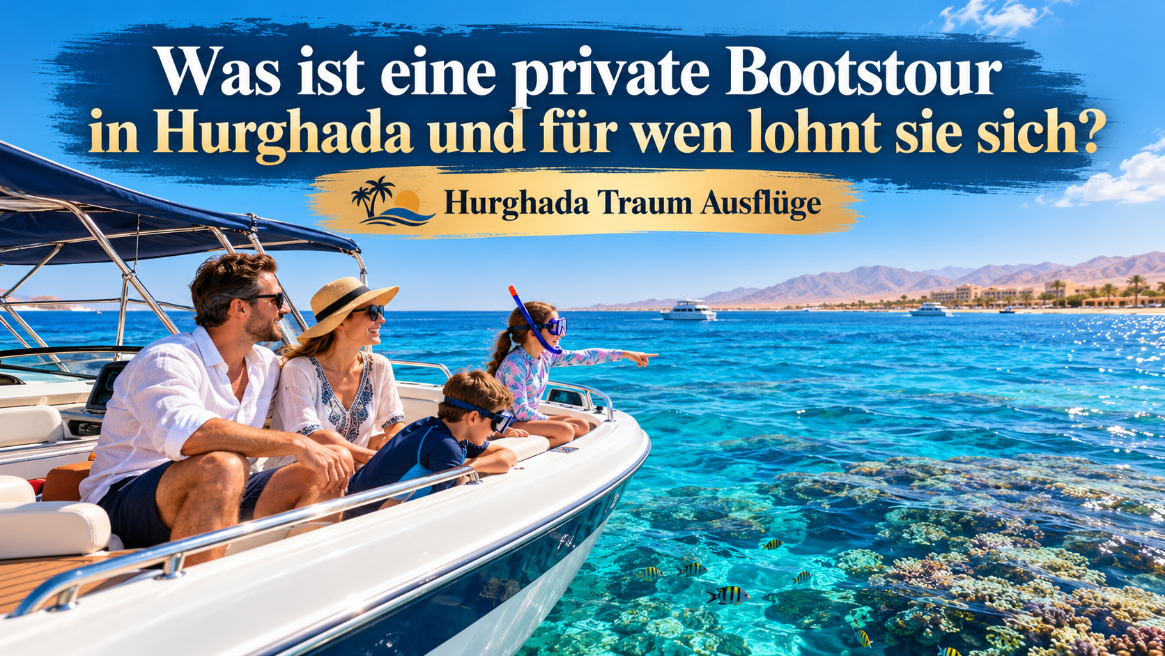 Was ist eine private Bootstour in Hurghada und für wen lohnt sie sich